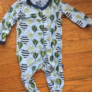 Kickee pants footed pajamas